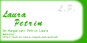 laura petrin business card